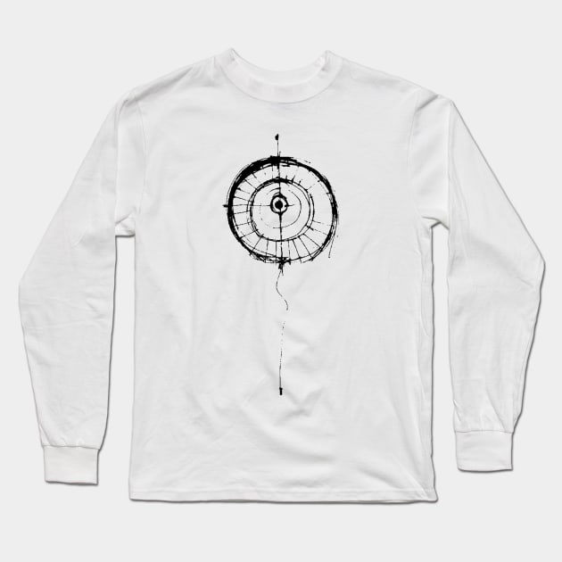 mzerart circle design Long Sleeve T-Shirt by Mzerart